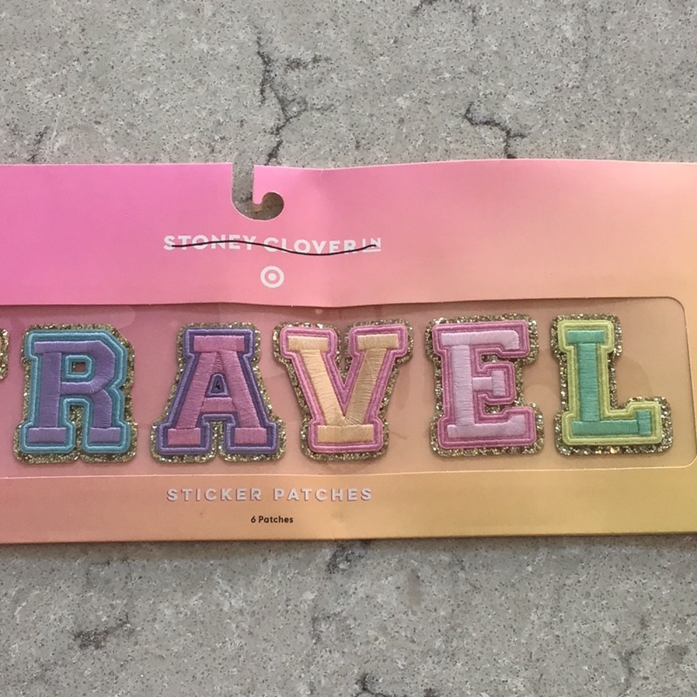 Stoney Clover sticker patches TRAVEL